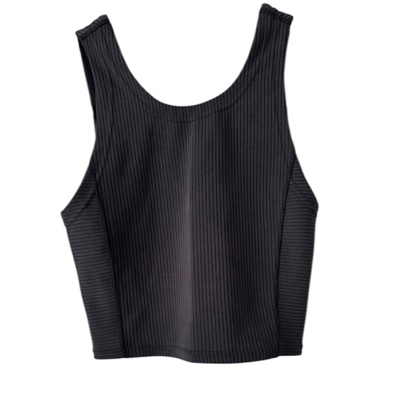 Lululemon Ribbed Softstreme Cropped Tank Top in Black - Picture 2 of 5